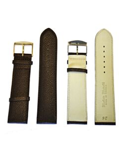 24 mm Brown Leather Strap XL