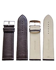 28 mm Brown Leather Strap XL