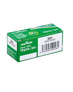 Silver Oxide Button Cell Murata 321 SR616SW
