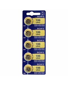 Alkaline Watch Battery LR43 186