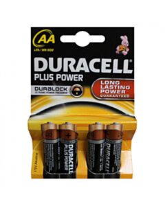 Duracell AA Plus Power Batteries LR6/MN1500 1.5 V