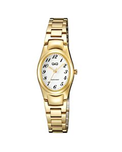 Gold-Plated Women's Watch Q&Q F279J004Y
