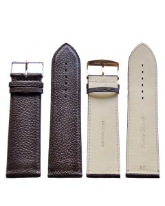 28 mm Brown Leather Strap XL
