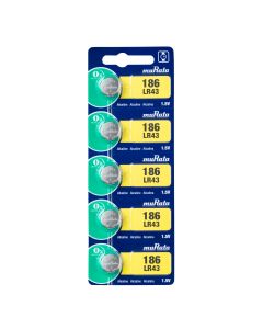 Battery LR43 Murata 5 pcs./bl. 