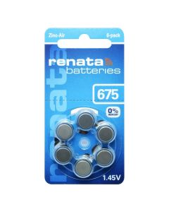 Hearing Aid Battery ZA675 Renata
